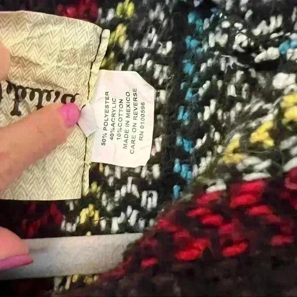 KNOTT'S Baja Hooded Pullover Pancho Size S Small - Picture 4 of 5